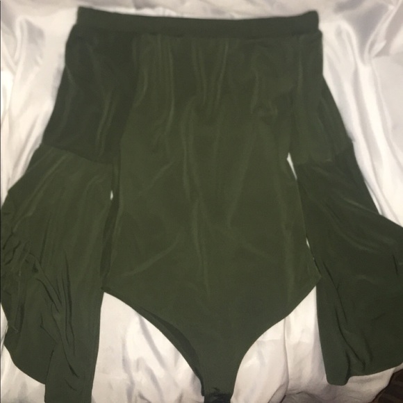 Fashion Nova Bodysuit with Bell Sleeves - Picture 2 of 3